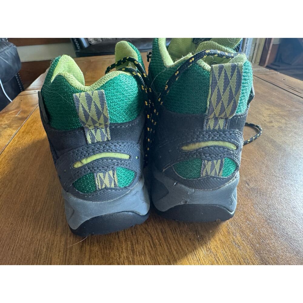 L.L. Bean Kids Hiking Boots Size 3 Green Black TEK 2.5 Waterproof - Picture 6 of 9